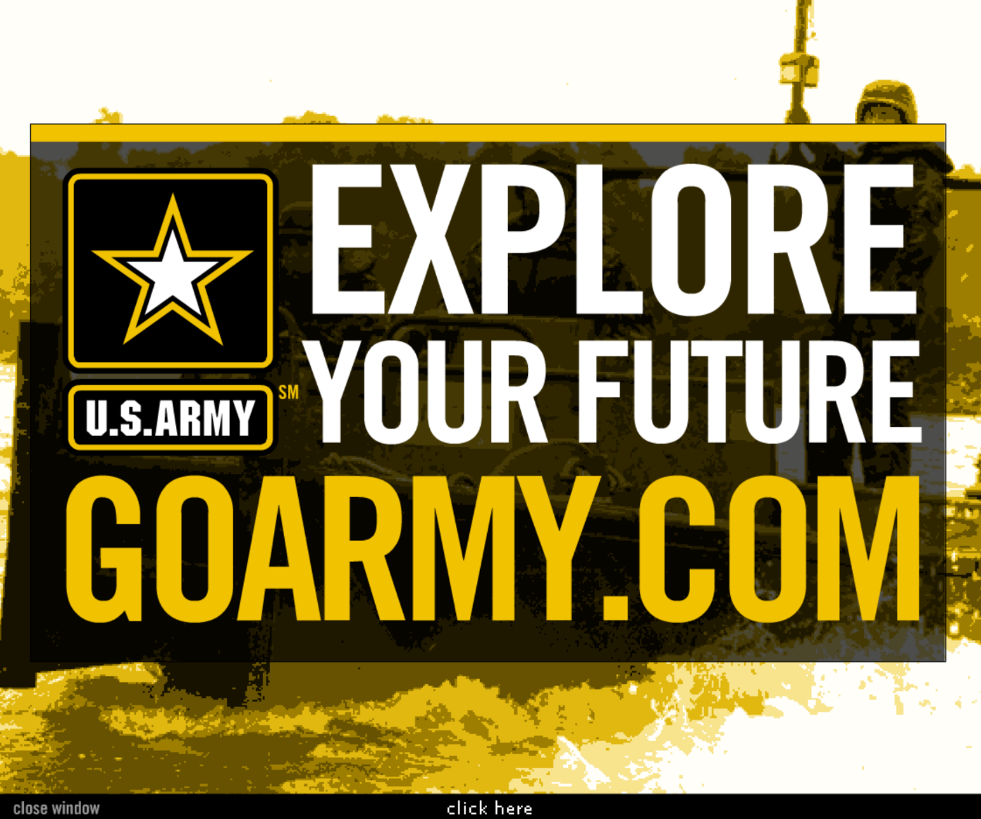 U.S. Army July 2003 Banner Ads