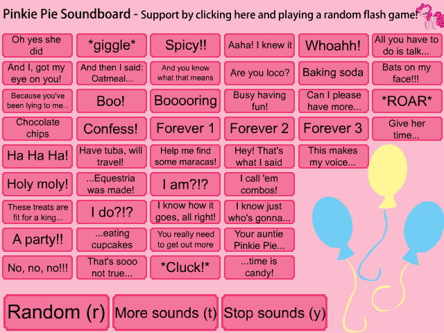 Pinkie Pie Soundboard