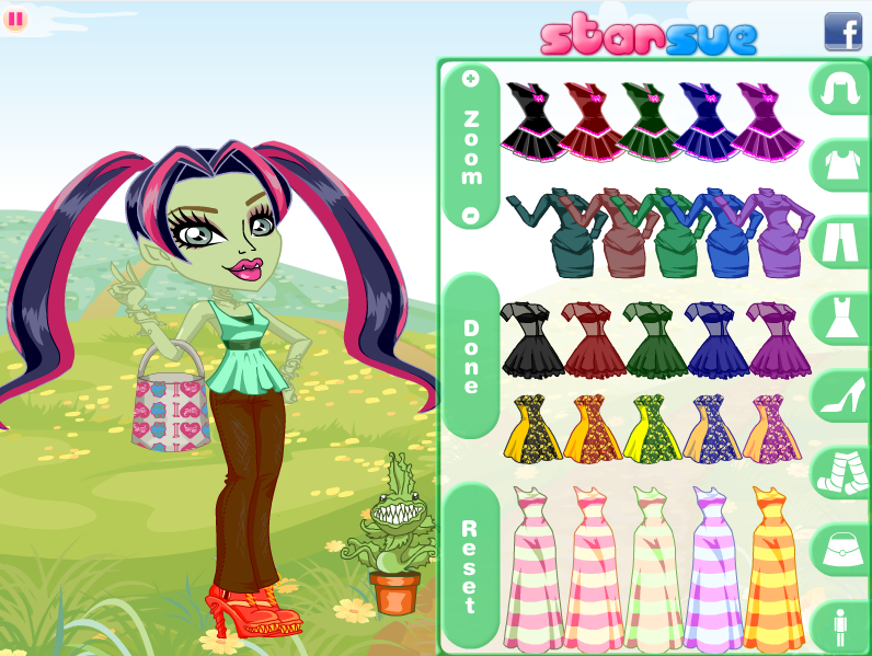 Monster High: Chibi Venus McFlyTrap Dress Up