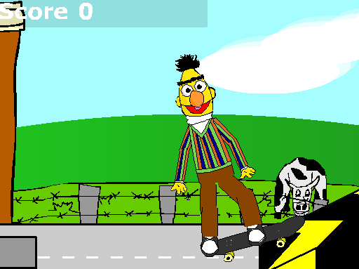 Bert Skateboard Game