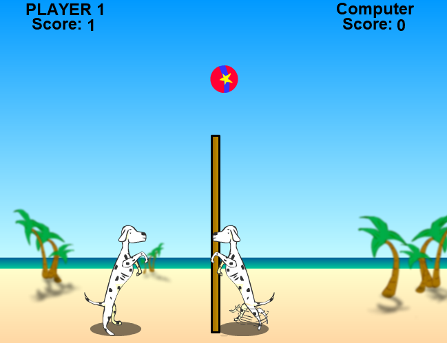 Dalmatian Volleyball