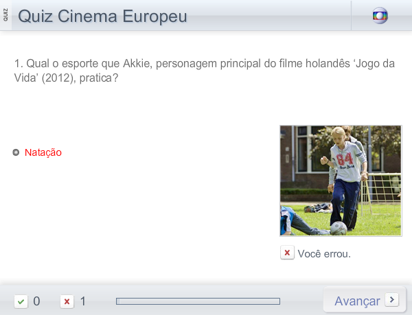 Quiz Cinema Europeu