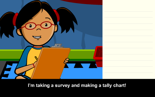 Tally Charts and Bar Graphs: with Annie & Moby