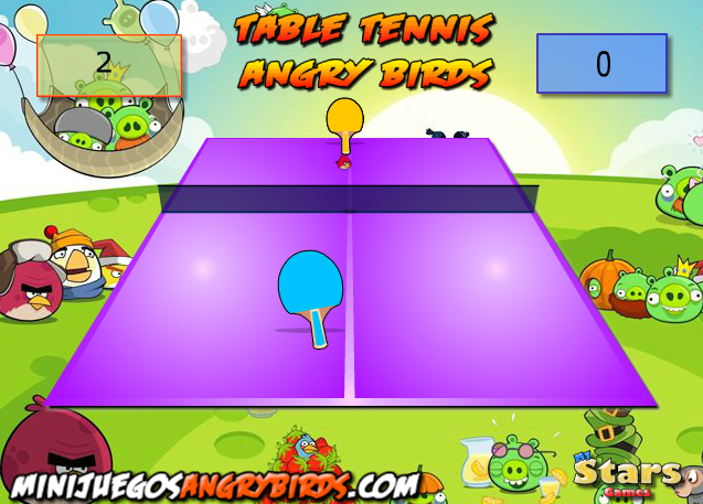 Table Tennis Angry Birds