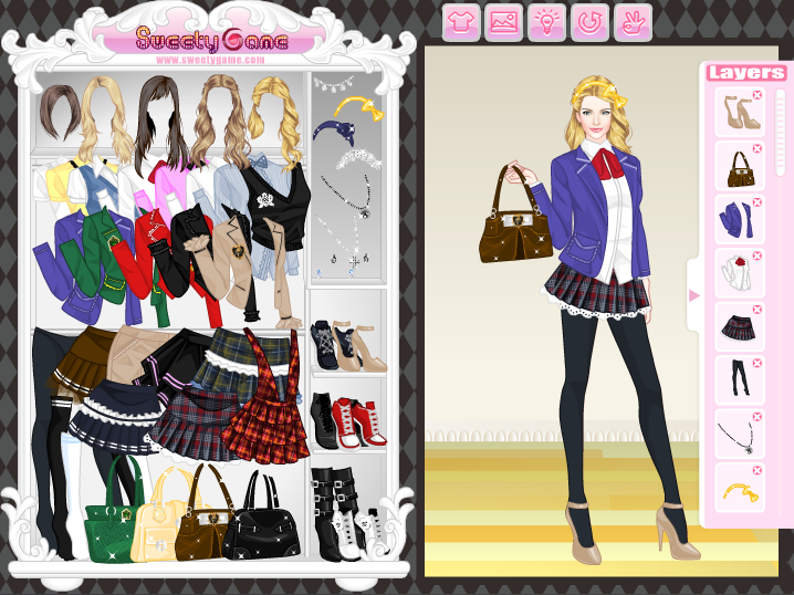 High School Princess Dress Up Game