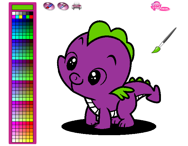 Dibujo de Spike para Colorear