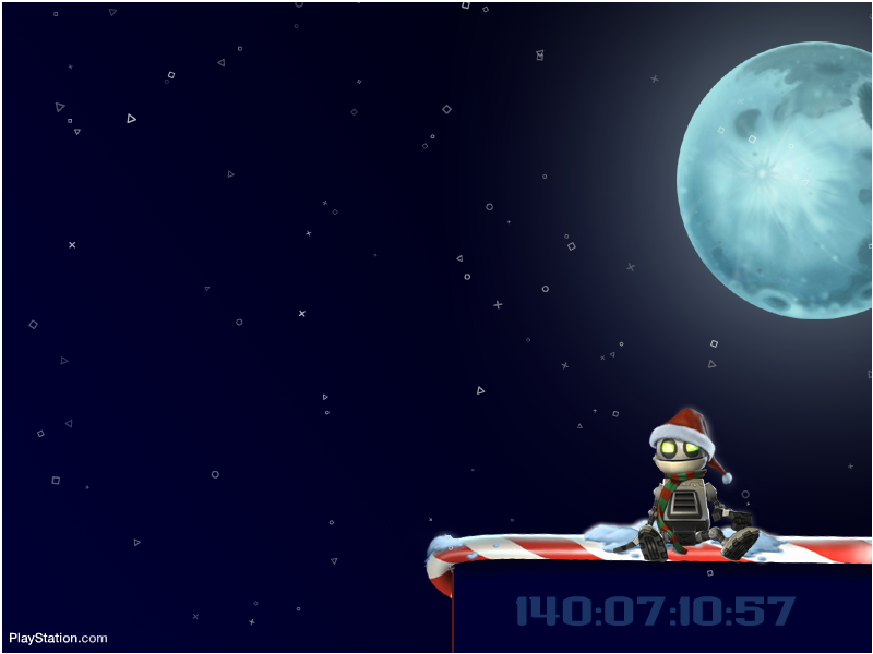 Ratchet & Clank Christmas Screensaver