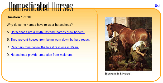 Domesticated Horses