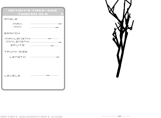 ArtBit's Tree-Dee Tracer - WIP