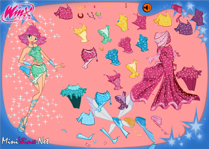 Tecna Magic DressUp - Tecna Sihirli Giysiler