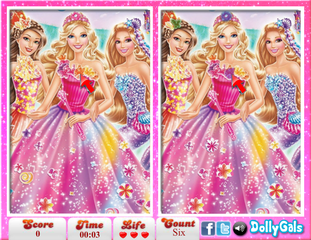 Barbie and The Secret Door: Spot 6 Diff