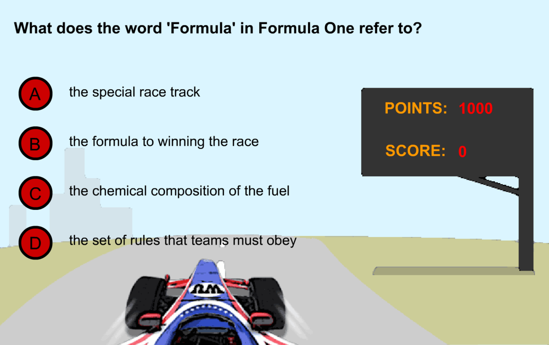 The F1 Quiz