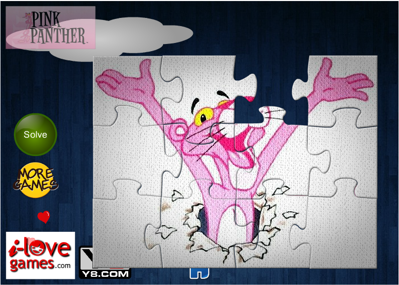 Pink Panther Jigsaw 4 in 1