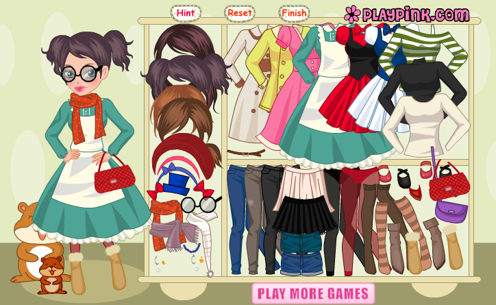 Groundhog Girl Dress Up Game