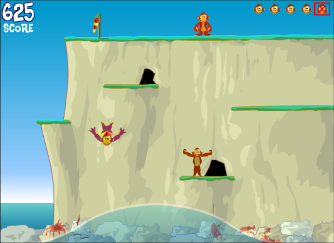 Monkey Cliff Diving