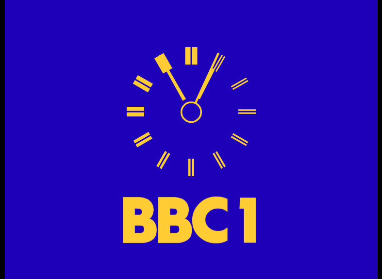 BBC 1 Clock - Schools - 1975