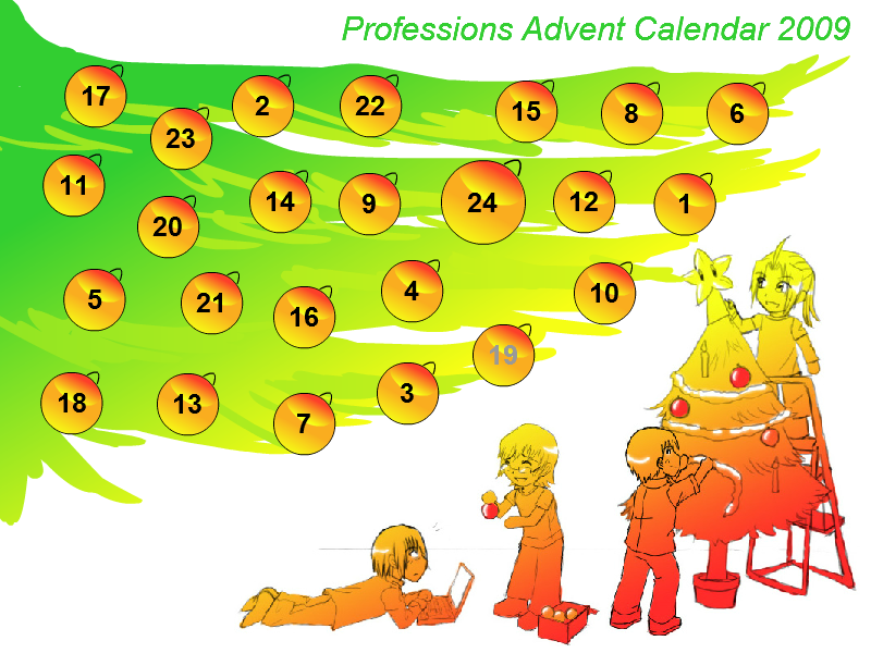 Professions Advent Calendar 2009