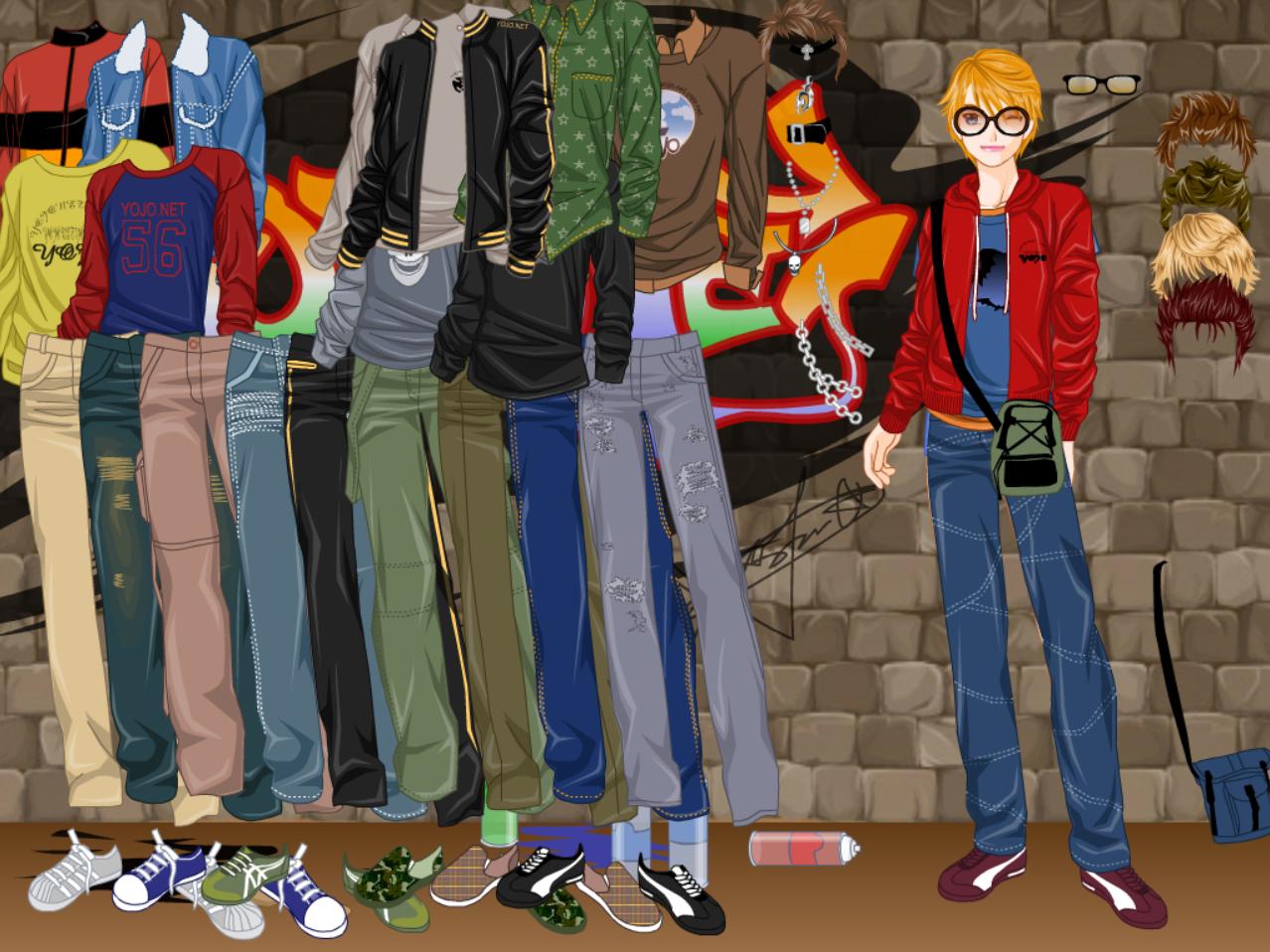 Cool Handsome Boy Dressup