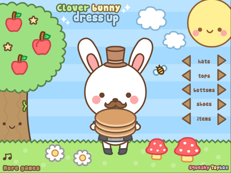 Clover Bunny Dress Up