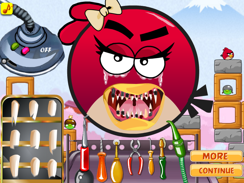 Angry Birds Dentist