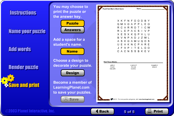 Wordsearch Machine