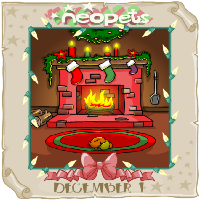 Neopets Advent Calendar 2003: Day 01