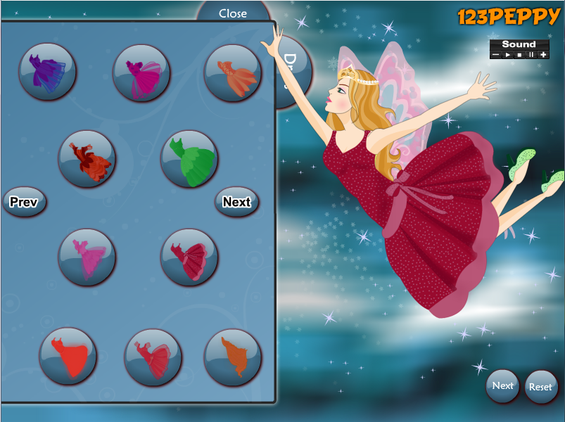 Dancing Fairy Dress Up Game