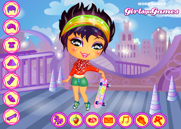 Skater Girl dress up