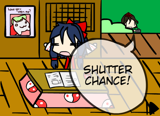 Aya takes some photos for Bunbunmaru news!