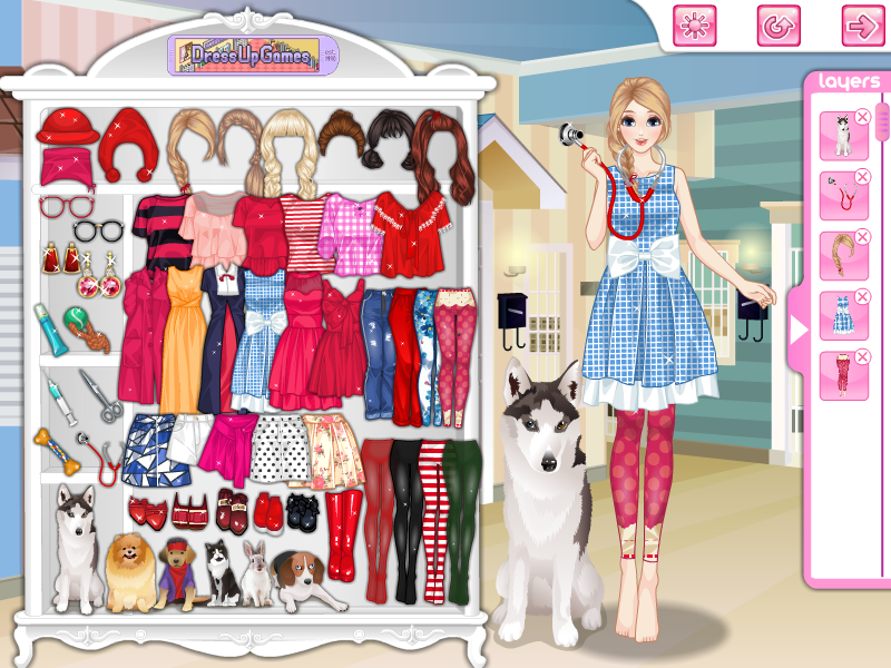 Red Riding Hood Vet Dress Up Game