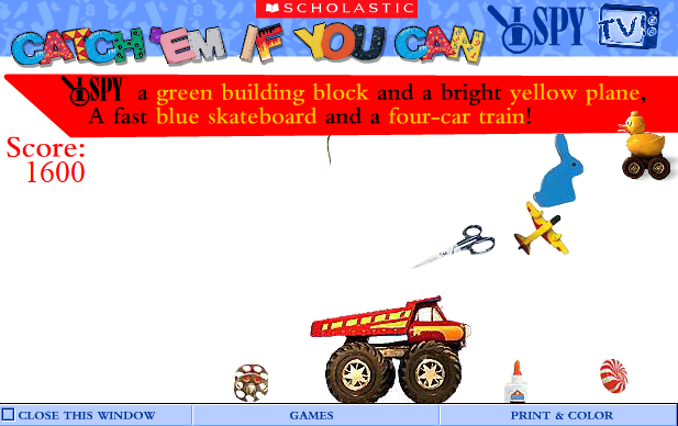 The Animated Adventures of I Spy TV Microsite