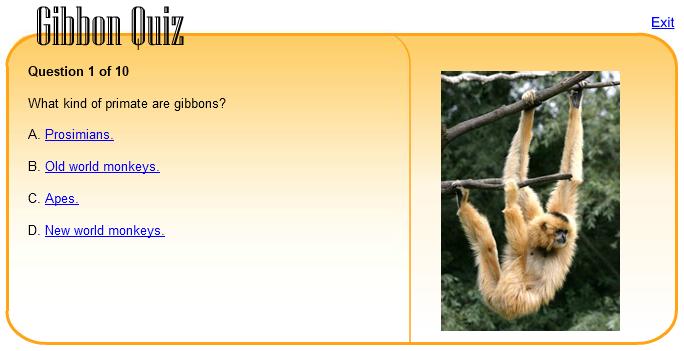 Gibbon Quiz