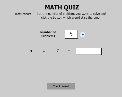 Math Quiz