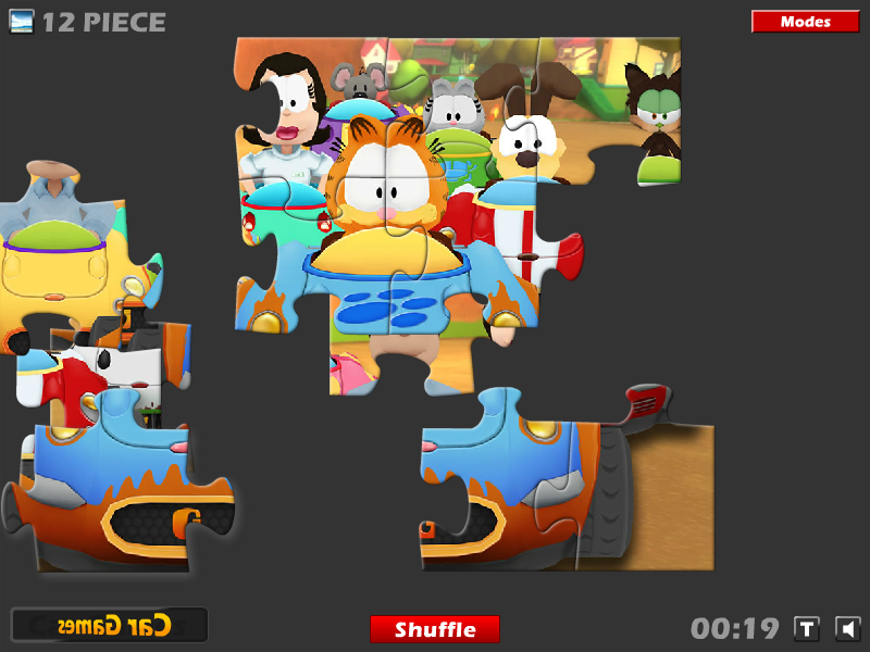 Garfield Kart Puzzle