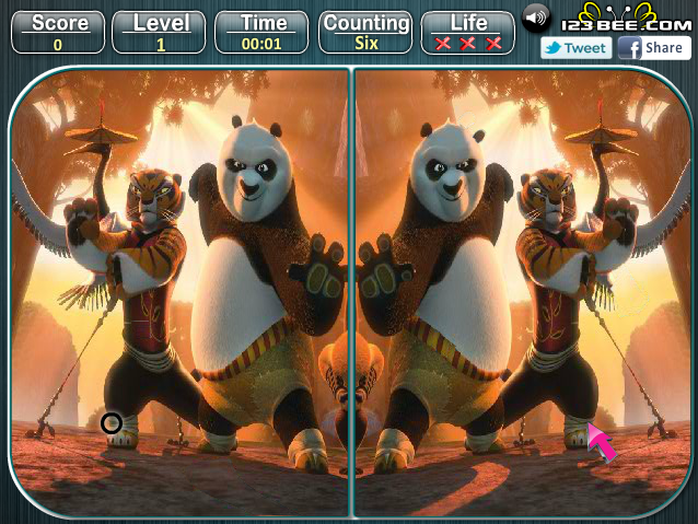 Kung Fu Panda 2 - Spot the Difference