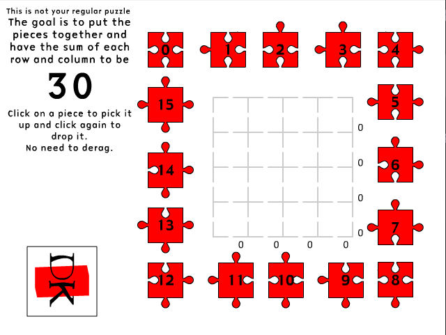 Magic Square Game