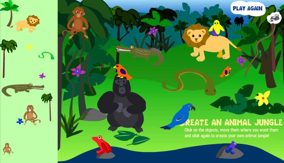 Create An Animal Jungle