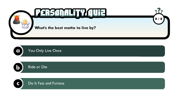 Drivers Ed Personality Quiz