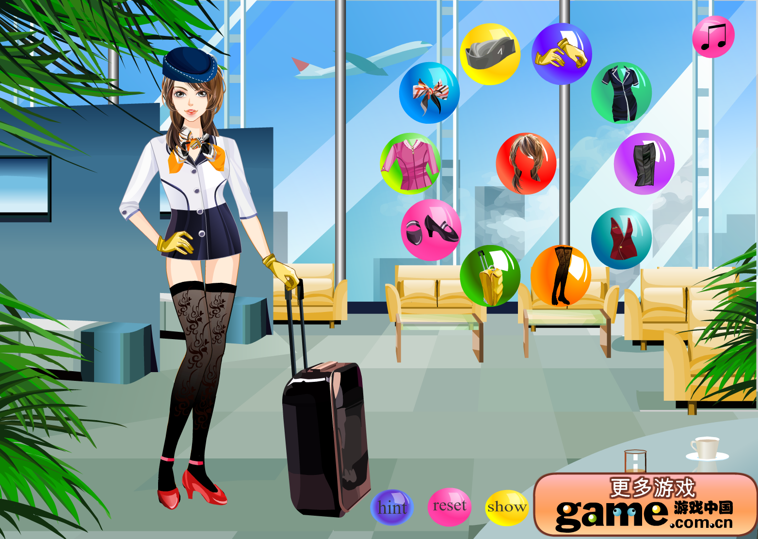 Fashion Stewardess Dress Up