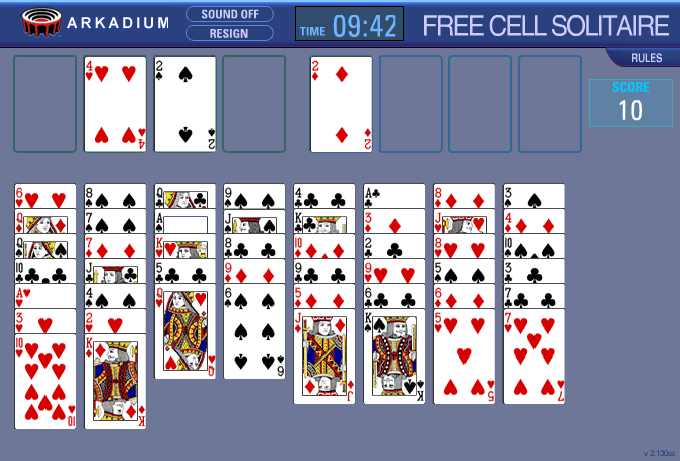 Free Cell Solitaire