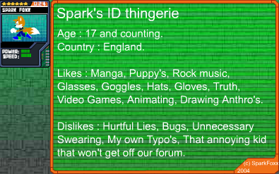 Spark’s ID thingerie