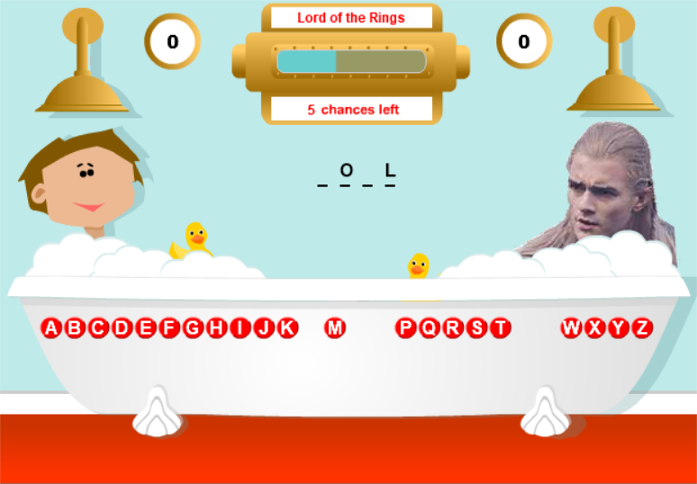 Celebrity Bathtime - Lord of the Rings