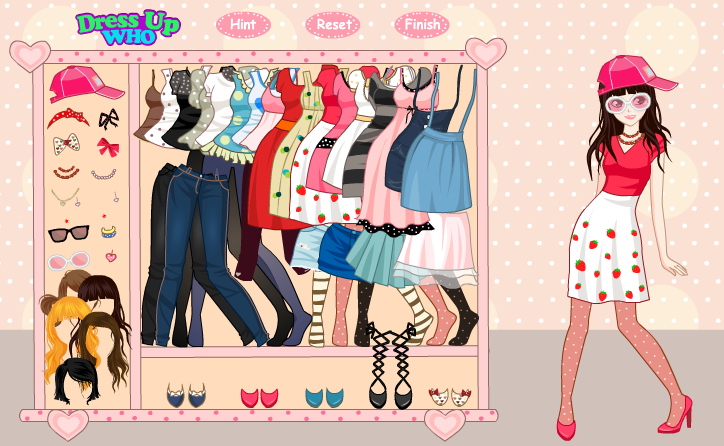 Pink Pink Sugar Gal Dress Up Game