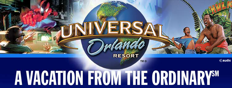 Universal Orlando Resort Website Banner