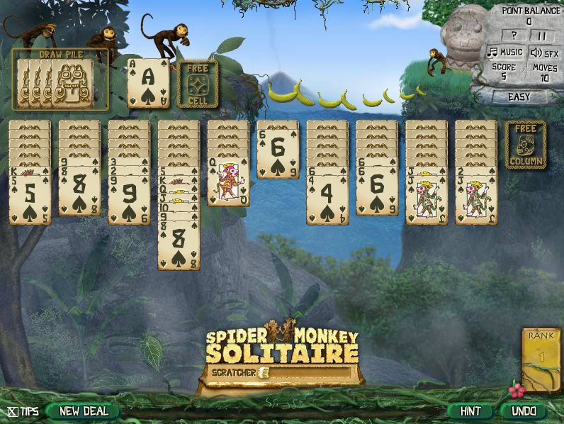 Spider Monkey Solitaire