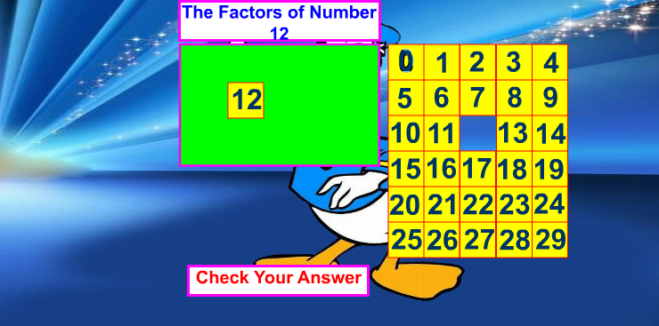 Factors and Prime Numbers