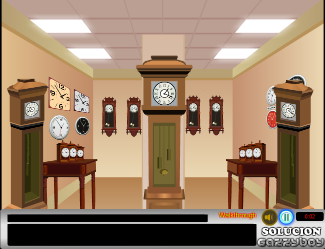 Gazzyboy Clock Show Room Escape