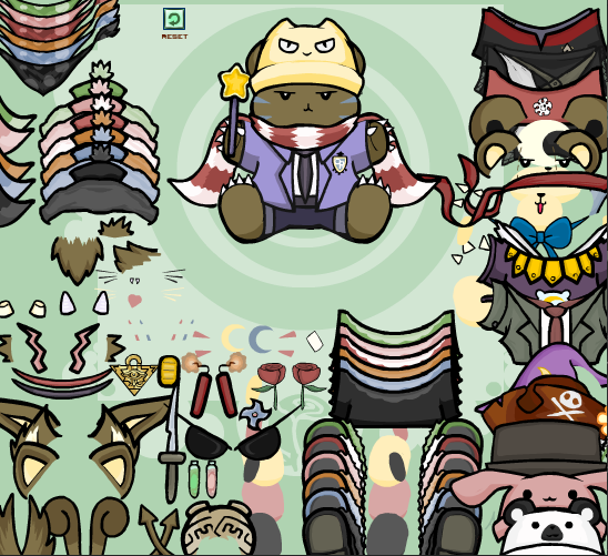 Dress-Up Kuma-Chan Game