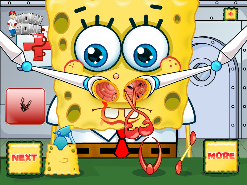 SpongeBob SquarePants Nose Doctor