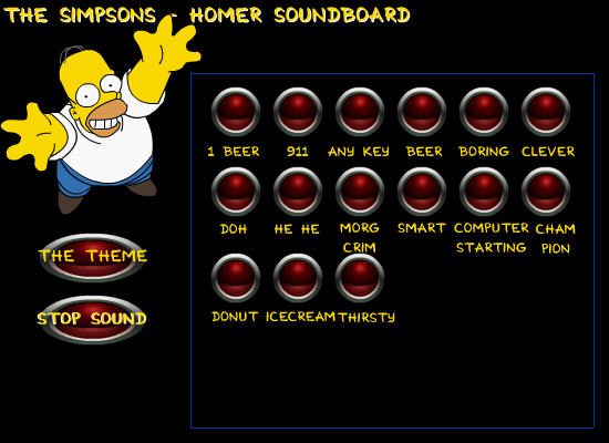 Homer's Soundboard